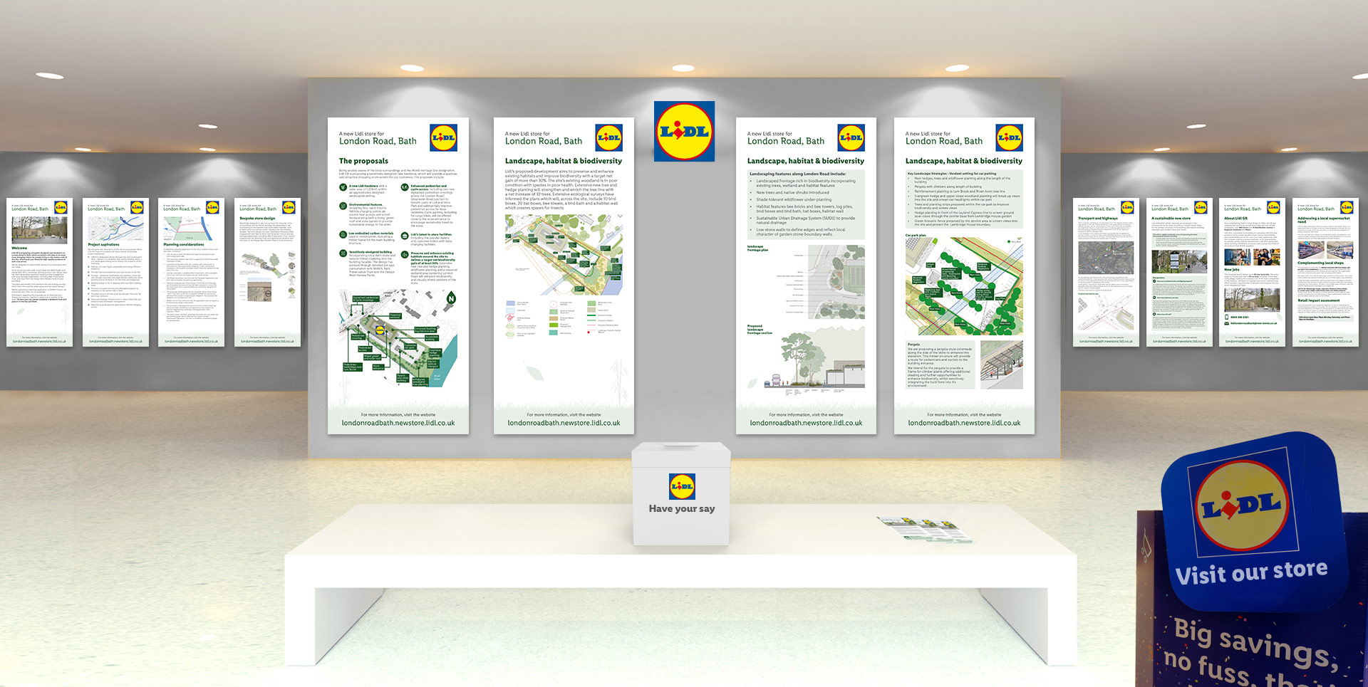 Exhibition banners